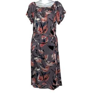 Dainty Hooligan Floral MIDI Dress With Belt Size Medium
